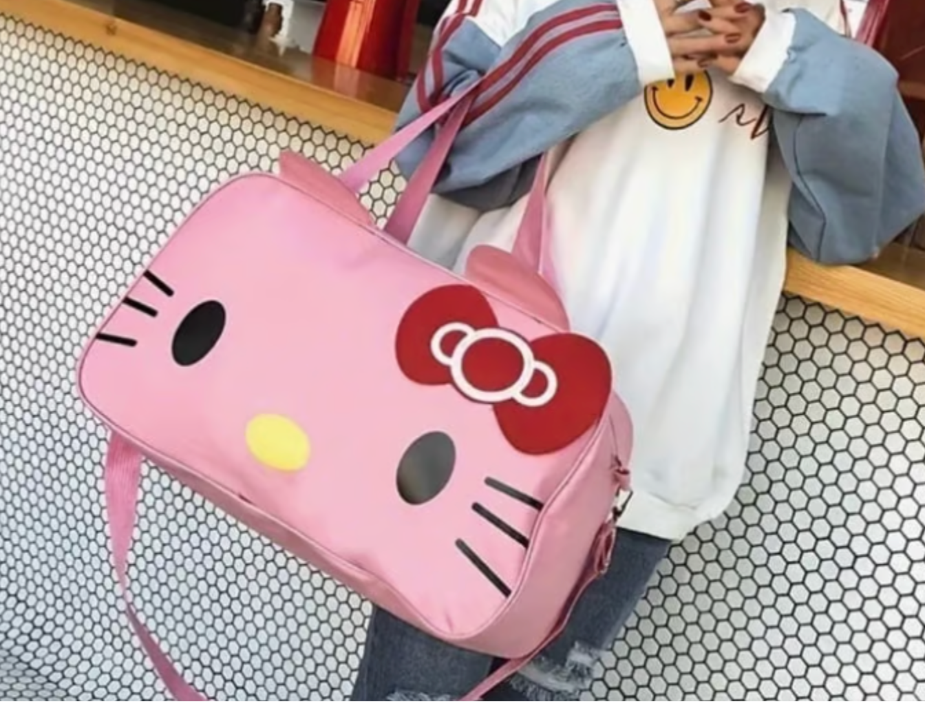 Hello Kitty Large Travel Bag (COLOR OPTIONS)