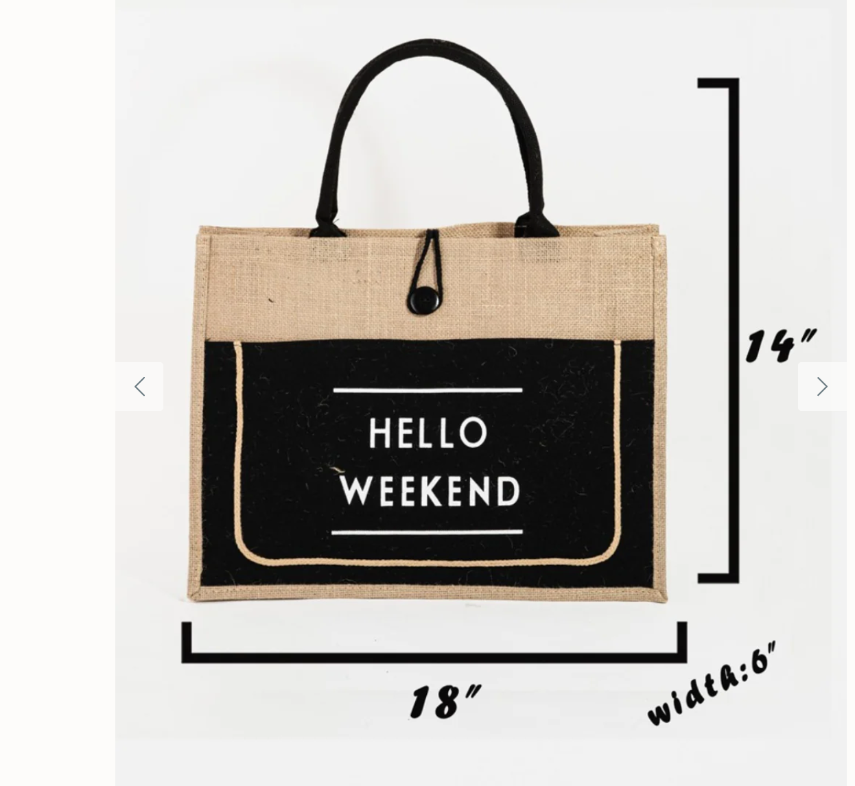THE WEEKEND TOTE