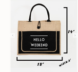 THE WEEKEND TOTE