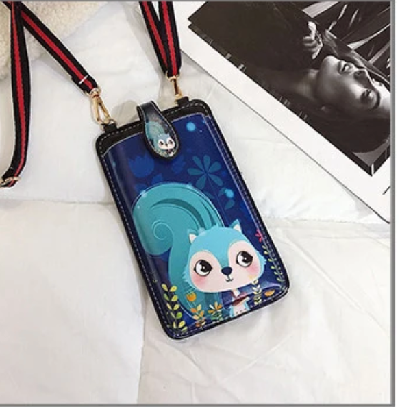 MINI Rabbit or Squirrel Cell Phone Crossbody