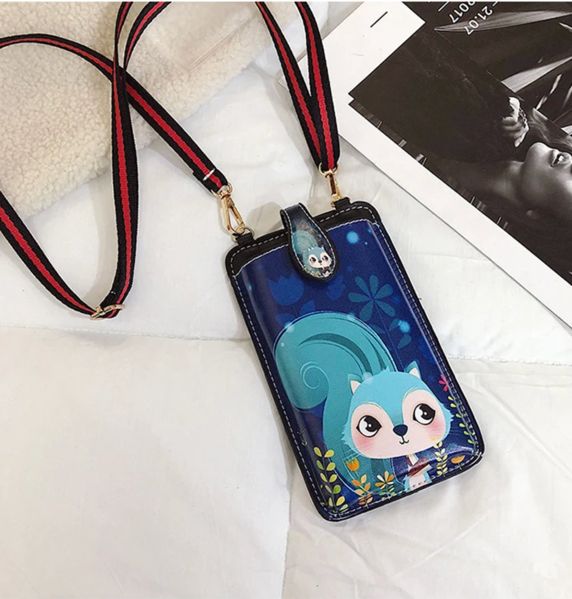 MINI Rabbit or Squirrel Cell Phone Crossbody