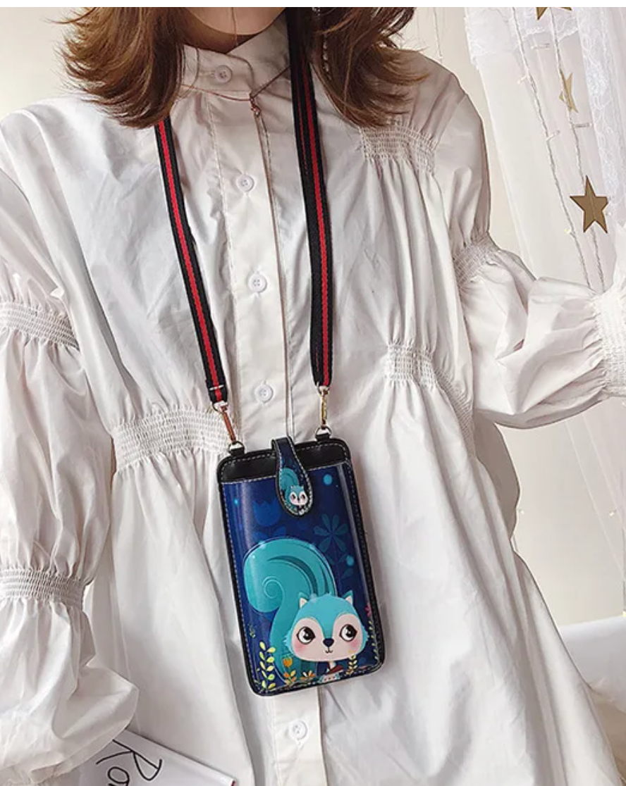 MINI Rabbit or Squirrel Cell Phone Crossbody