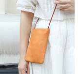 Genuine Leather Mobile Phone Crossbody ( Color Options)