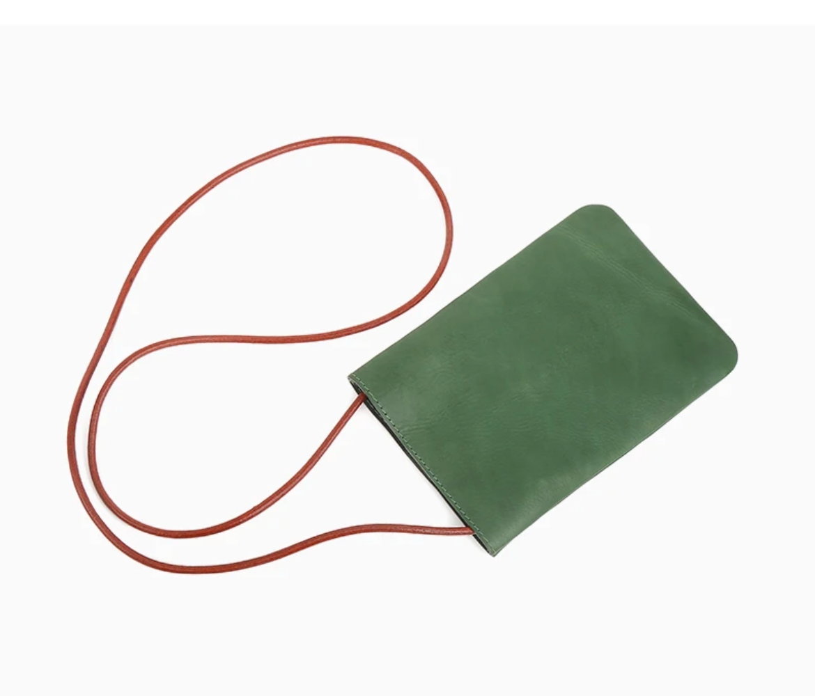 Genuine Leather Mobile Phone Crossbody ( Color Options)