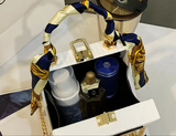 Cobalt Blue Face Glam Mini box Purse