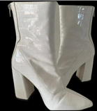 RETRO WHITE  GO GO BOOTS RETRO 70s