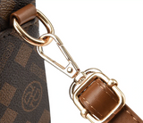 Leather Double Zip Crossbody
