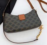 Mini Leather Crescent Shoulder Bag (Color Options)