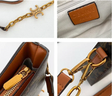 Mini Leather Crescent Shoulder Bag (Color Options)