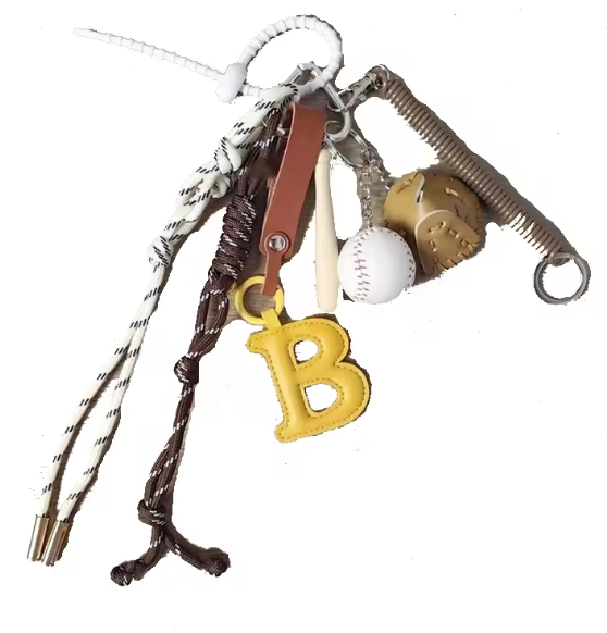 HOME RUN BASEBALL PURSE CHARM