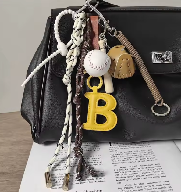HOME RUN BASEBALL PURSE CHARM