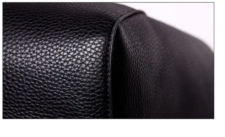 Leather Burgandy Wine Leather Tote 2 pieces