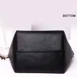 Leather Burgandy Wine Leather Tote 2 pieces