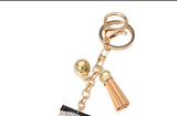 Rhinestone Corona Beer Purse Charm Key Chain