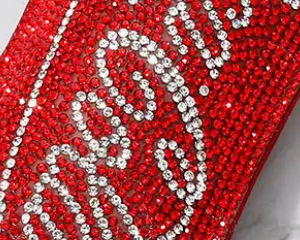 BLING STUDDED COCA COLA CAN Purse Charm Key Chain
