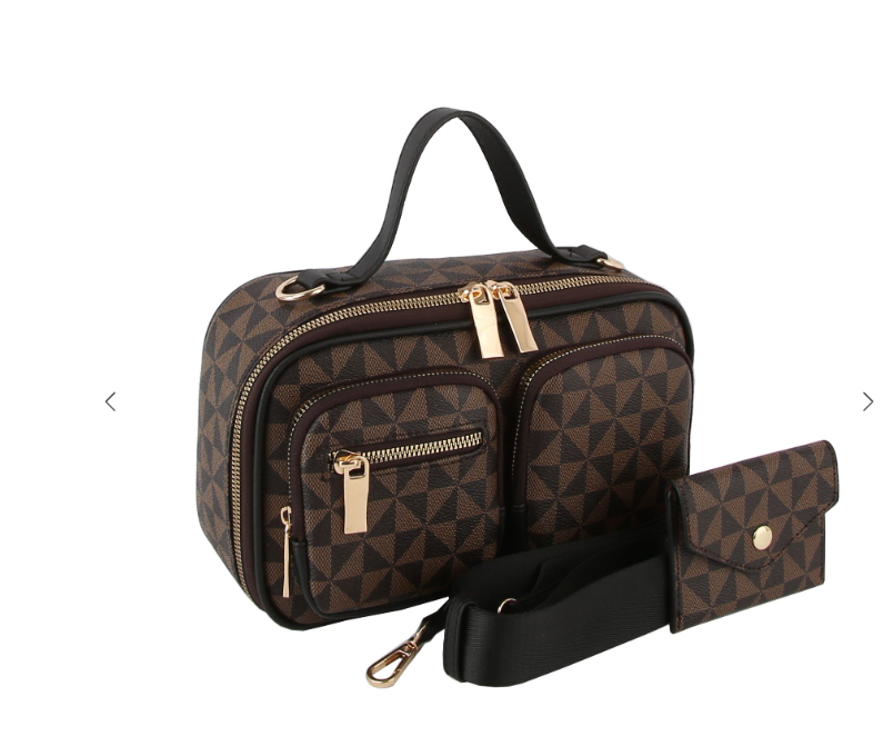 Mini Monogrammed Crossbody Bag (COLOR OPTIONS)