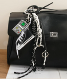 HIGH TOP Black Sneaker Scoreboard Purse Charm