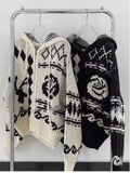 Cable Knit Black Sweater Hoodie
