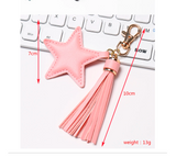 HEART and TASSEL PURSE CHARM Key Chain (COLOR OPTIONS)