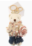 CROWNED JEWEL PLUSHIE BEAR PURSE CHARM