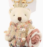 CROWNED JEWEL PLUSHIE BEAR PURSE CHARM