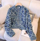 ELEVATED FRAYED DENIM JEAN JACKET