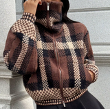 SOFTEST PLAID BOMBER JACKET