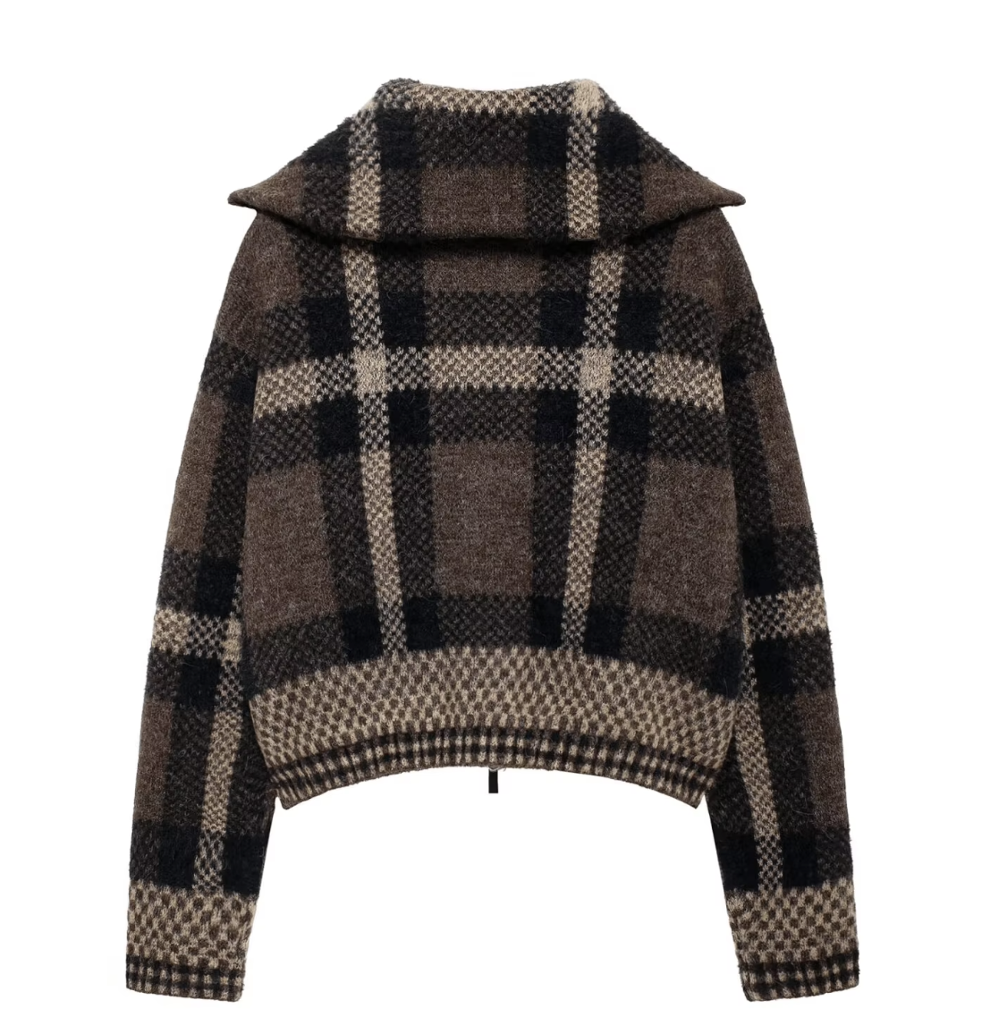 SOFTEST PLAID BOMBER JACKET