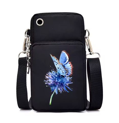 Mobile Phone Butterfly Crossbody Mini John Lennon "Words of Wisdom" (Options)