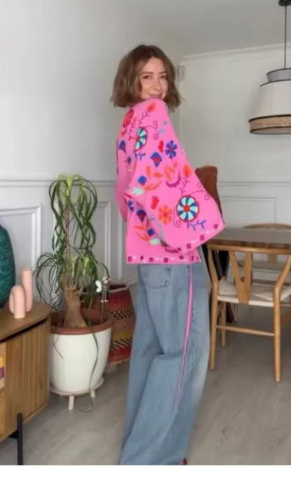 Fabulous Embroidered Beach Party Jacket