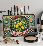 Amalfi Coast Lemonade LIMONCELLO Zip COSMETIC BAG