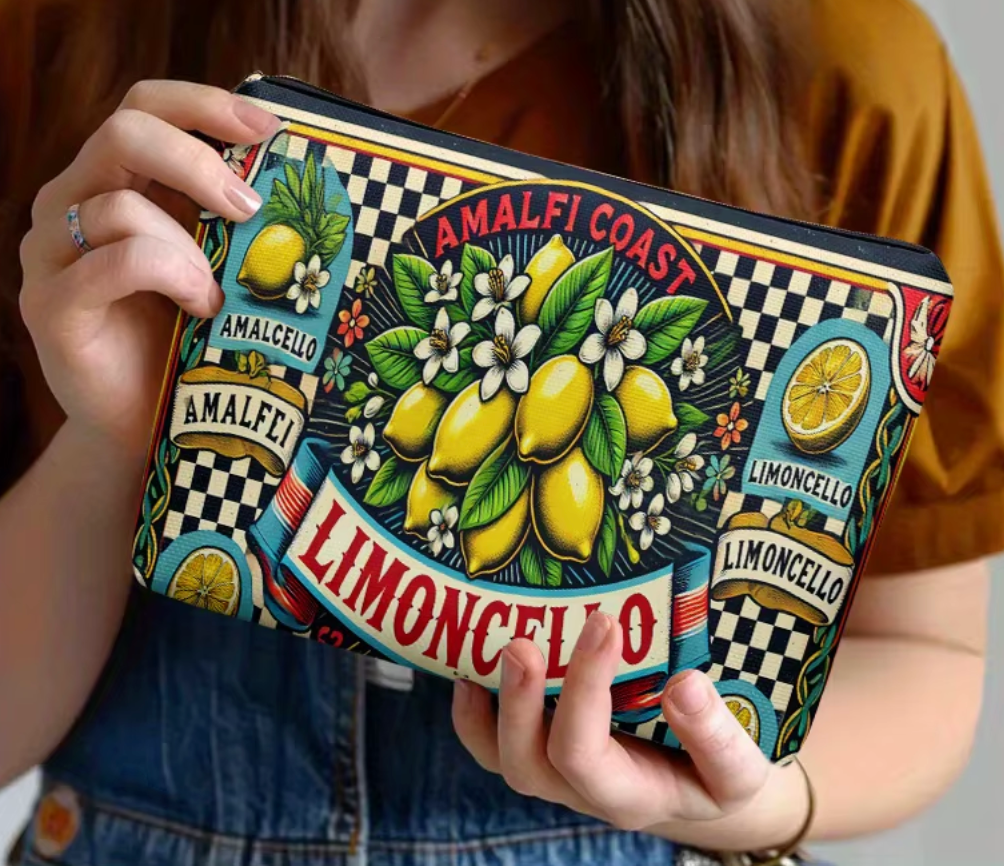 Amalfi Coast Lemonade LimonCello  Cosmetic Bag