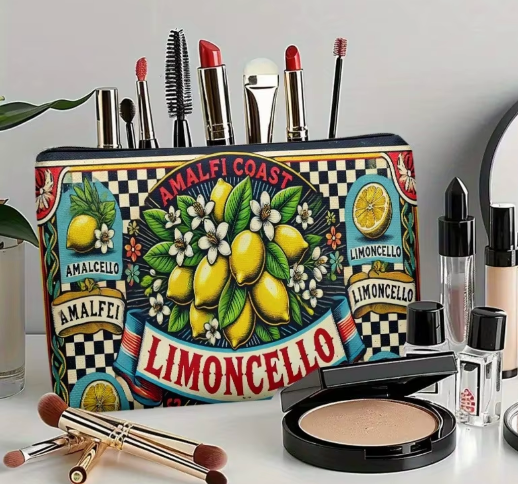 Amalfi Coast Lemonade LimonCello  Cosmetic Bag