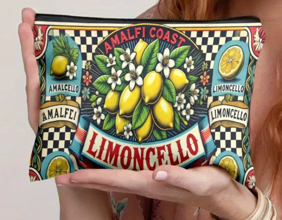 Amalfi Coast Lemonade LimonCello  Cosmetic Bag