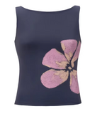 Summer Breeze Sleeveless Flower Shell (Color Options)