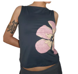 Summer Breeze Sleeveless Flower Shell (Color Options)
