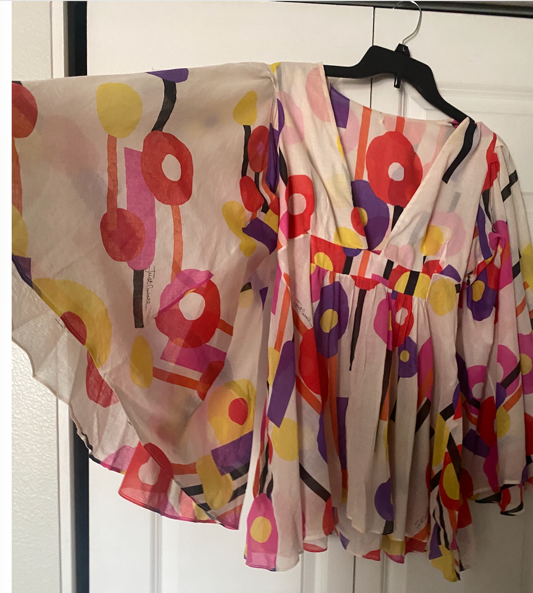VINTAGE JUST CAVALLI BABY DOLL MINI DRESS/TOP 2001