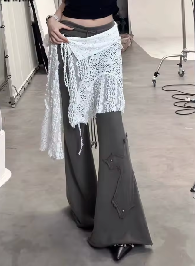 IVORY LACE WRAP BEACHWEAR