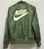 Vintage NIKE Anarchy Tokyo Streetwear Big Sam Bomber Jacket