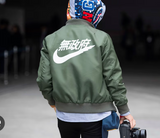 Vintage NIKE Anarchy Tokyo Streetwear Big Sam Bomber Jacket