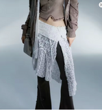 IVORY LACE WRAP BEACHWEAR