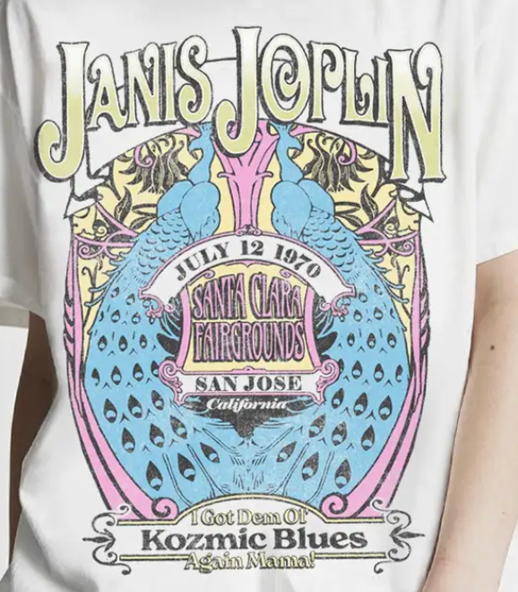 Janis Joplin Tshirt by Prince Peters