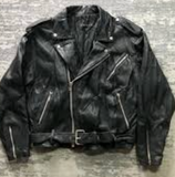 VINTAGE CAPRICCIO LEATHER MOTO JACKET 80's