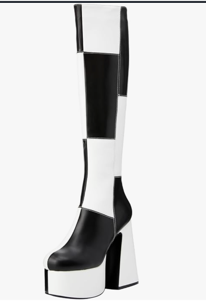 RETRO LAMODA RUNWAY PLATFORM BOOTS