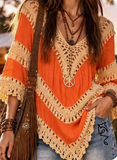 Boho Retro Hippie Tunic Top