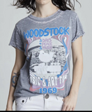 WOODSTOCK 1969 MINERAL WASH GRAPHIC TEE  1969