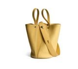 Genuine Leather LEMON Bucket Bag