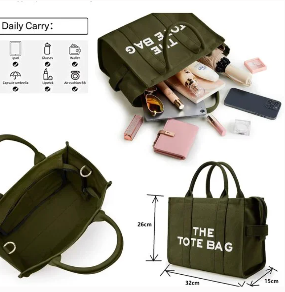 THE MINI BLACK TOTE BAG