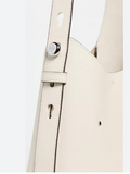 GENUINE LEATHER PEARL BUCKET BAG