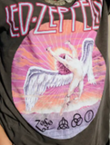 Led Zepplin Gray Mineral Wash Tee